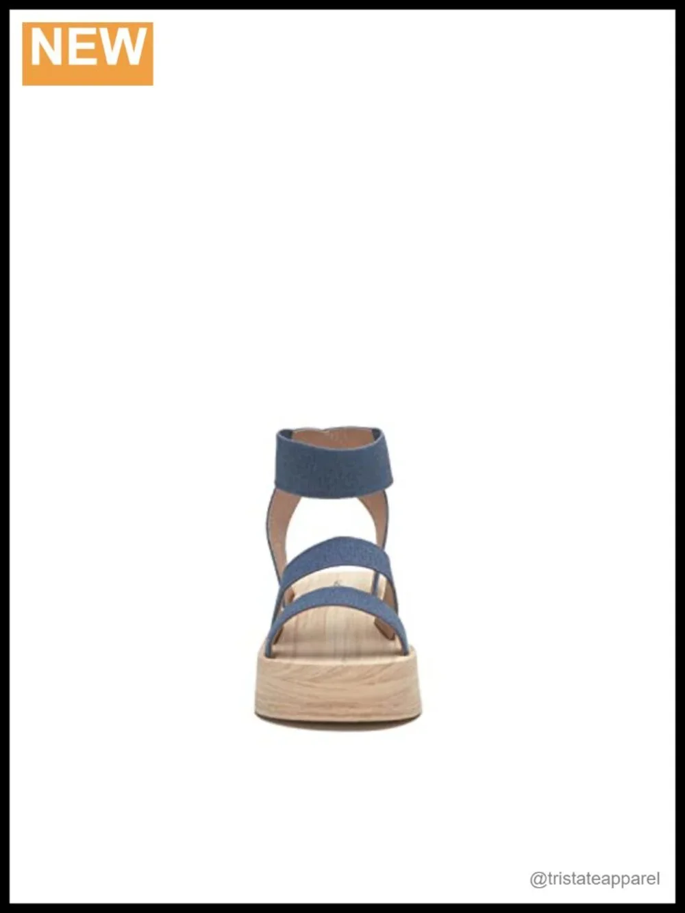 Platform Sandal Textile Ankle Strap Open Toe Casual Summer Beach Wear